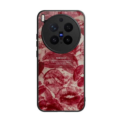 Reminder back phone cover | glass case for vivo x300 pro