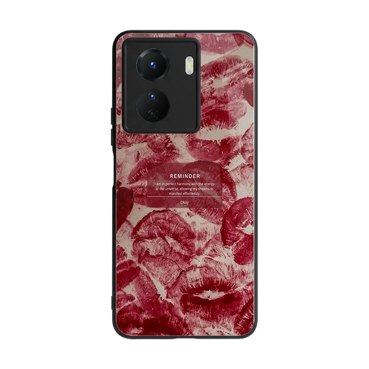 Reminder back phone cover | glass case for vivo y16