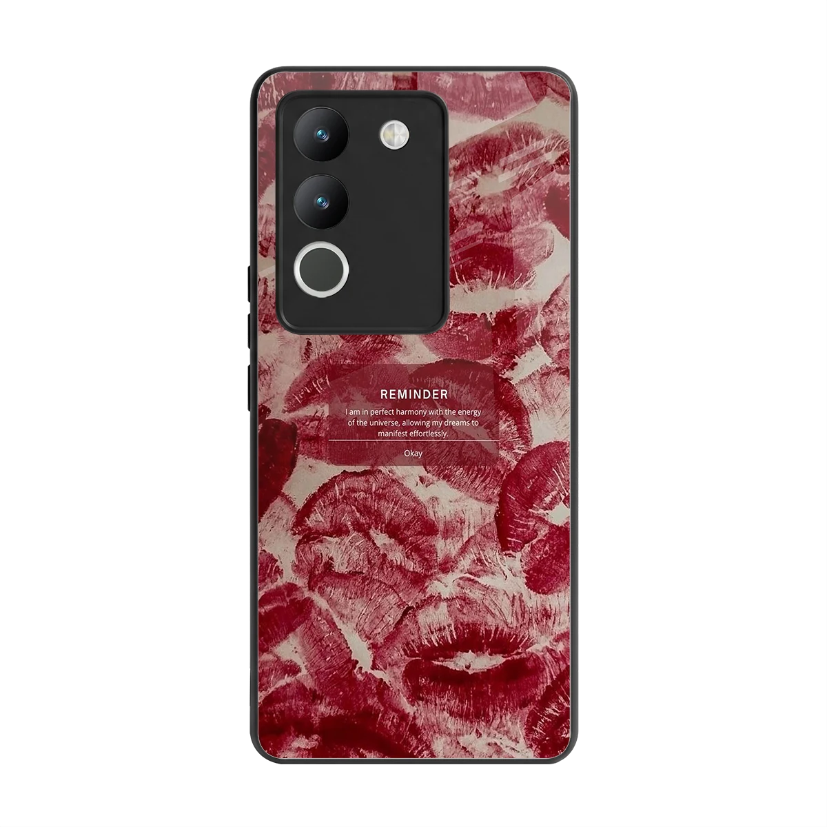 Reminder back phone cover | glass case for vivo y200 5g