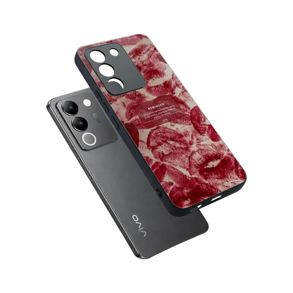 Reminder sleek vivo y200 5g cover with tempered glass back and TPU edges