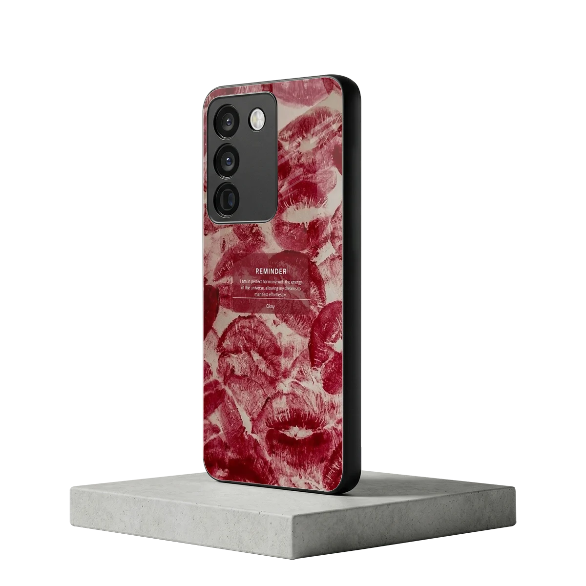 Reminder vivo y200 5g mobile cover | shockproof glass phone case