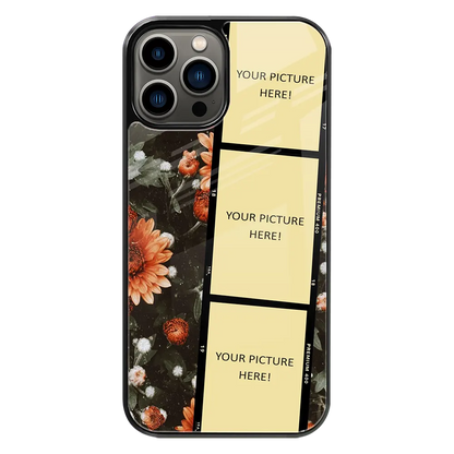 Polaroid Personalised Glass Phone Case