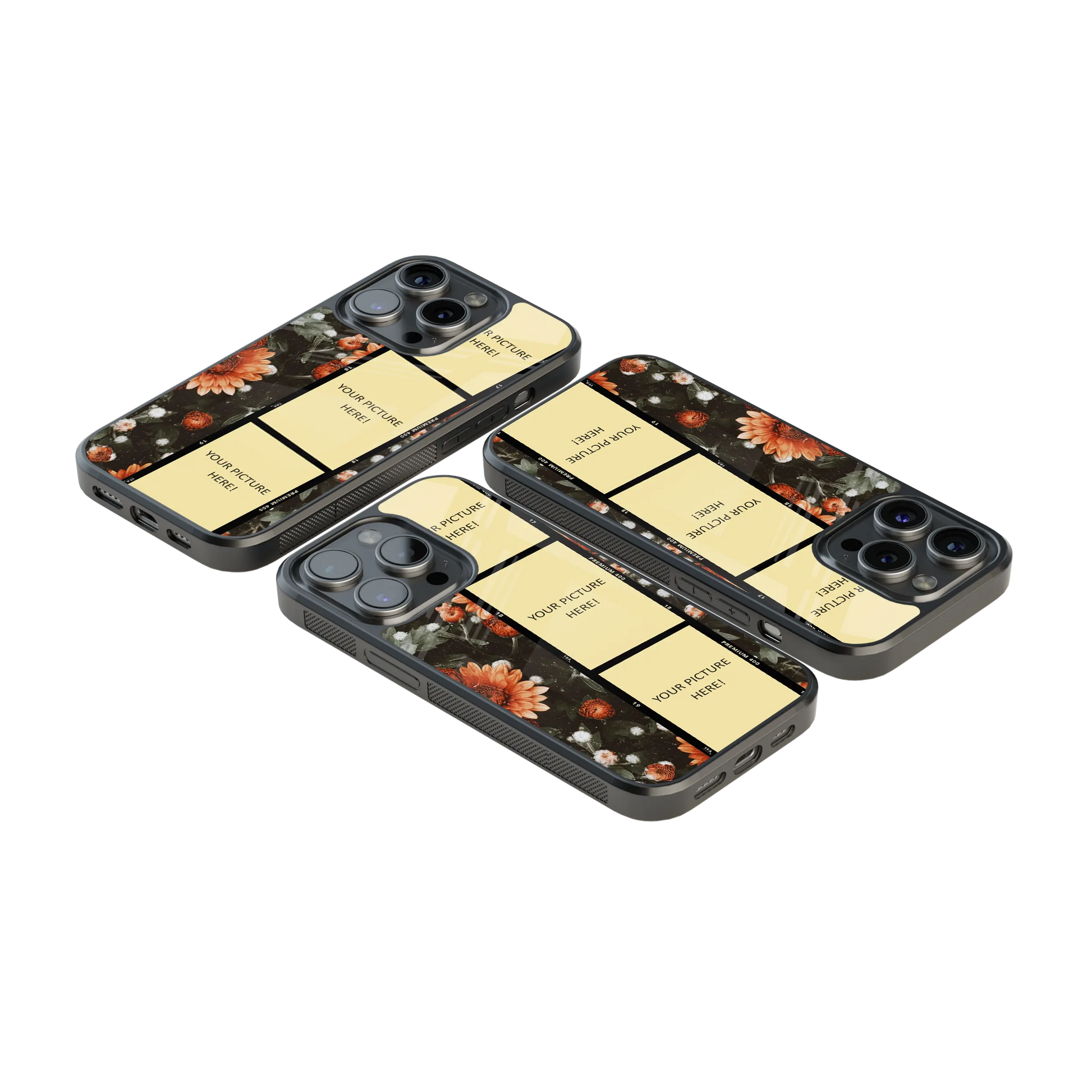 Polaroid Personalised Glass Phone Case