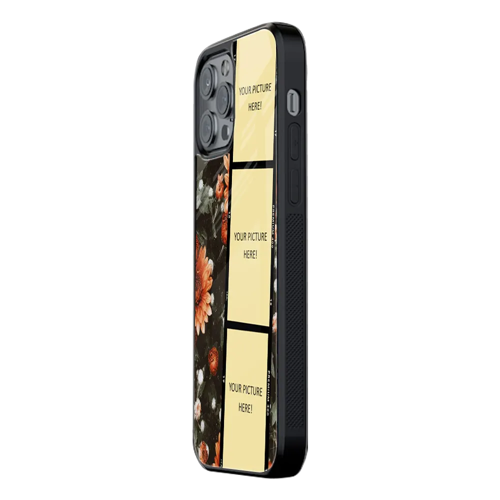 Polaroid Personalised Glass Phone Case