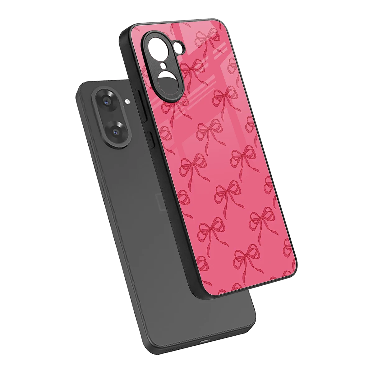 Ribbon Chic sleek oneplus nord ce5 5g cover with tempered glass back and TPU edges