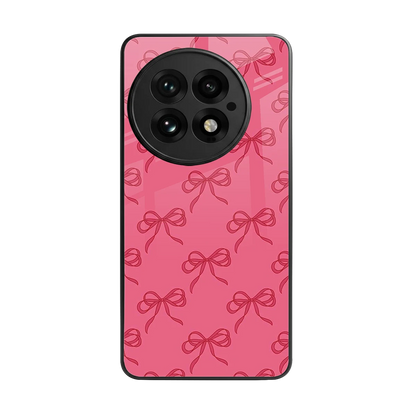 Ribbon Chic back phone cover | glass case for oneplus 13