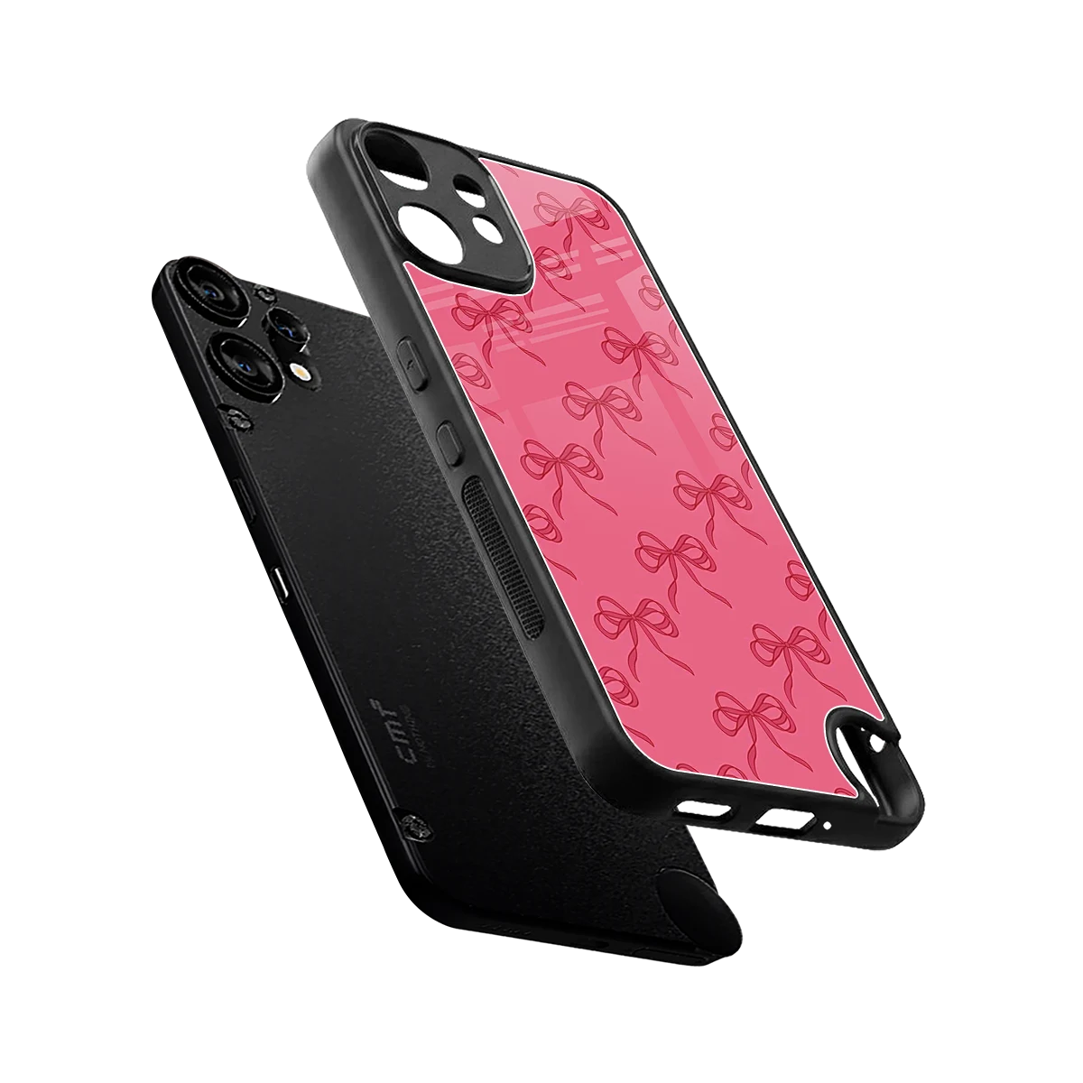 Ribbon Chic sleek cmf nothing phone 2 pro cover with tempered glass back and TPU edges