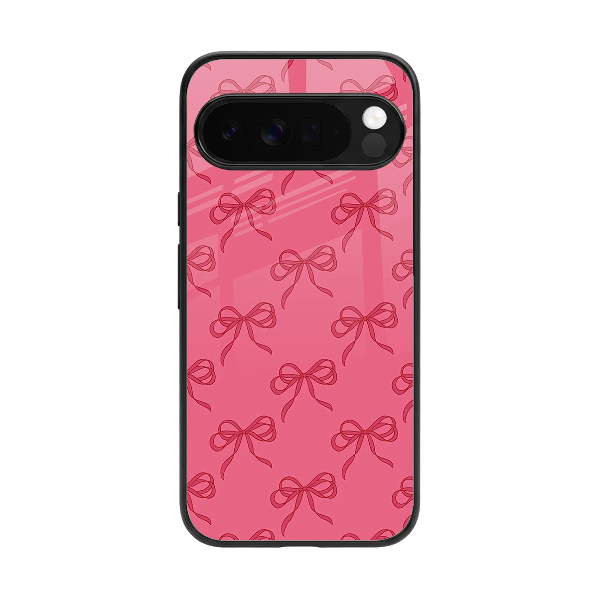 Ribbon Chic back phone cover | glass case for google pixel 10 pro xl