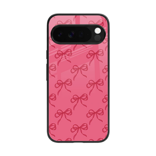 Ribbon Chic back phone cover | glass case for google pixel 10 pro xl