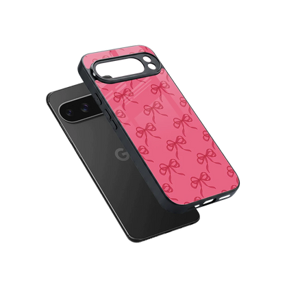 Ribbon Chic sleek google pixel 10 pro xl cover with tempered glass back and TPU edges
