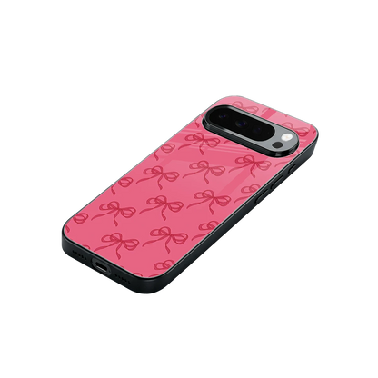 Ribbon Chic stylish phone case for google pixel 10 pro xl | glossy glass and slim fit