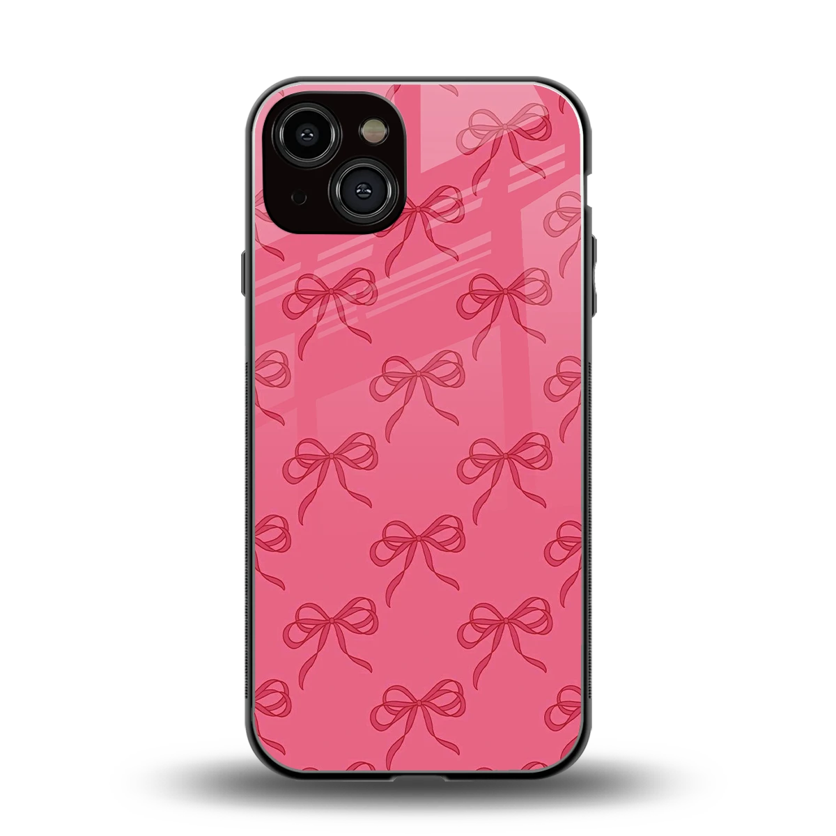 Ribbon Chic back phone cover | glass case for iphone 14