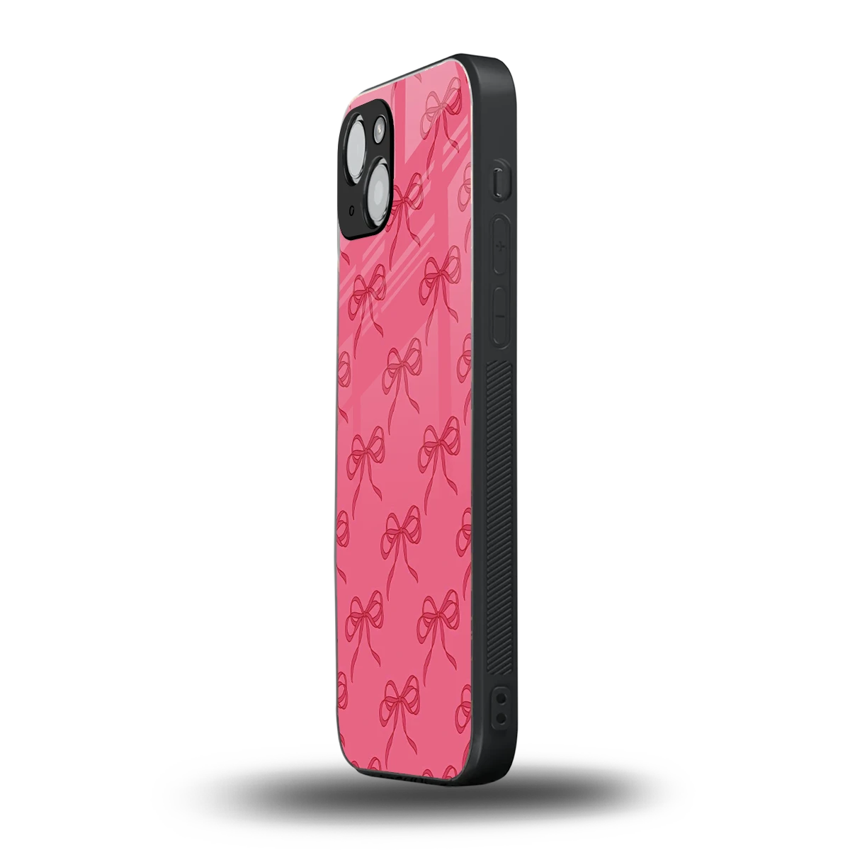 Ribbon Chic iphone 15 mobile cover | shockproof glass phone case
