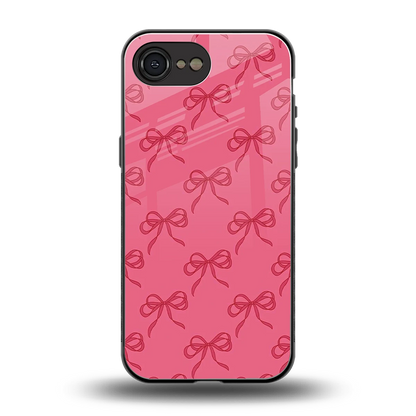 Ribbon Chic back phone cover | glass case for iphone 17e
