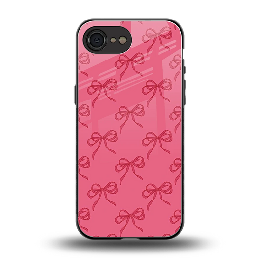 Ribbon Chic back phone cover | glass case for iphone 17e
