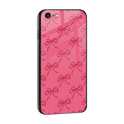 Ribbon Chic sleek iphone 6 cover with tempered glass back and TPU edges