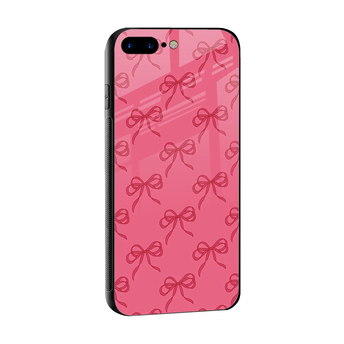 Ribbon Chic sleek iphone 7 plus cover with tempered glass back and TPU edges