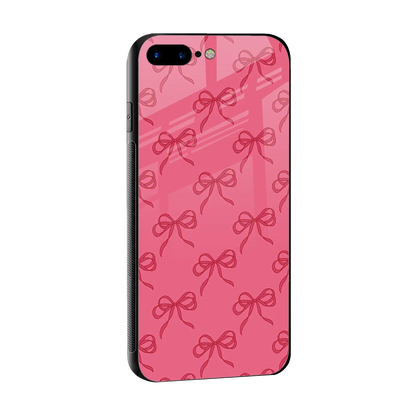Ribbon Chic sleek iphone 7 plus cover with tempered glass back and TPU edges