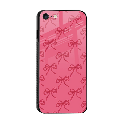 Ribbon Chic sleek iphone 7 cover with tempered glass back and TPU edges