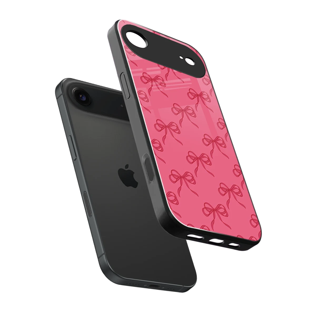 Ribbon Chic sleek iphone air cover with tempered glass back and TPU edges