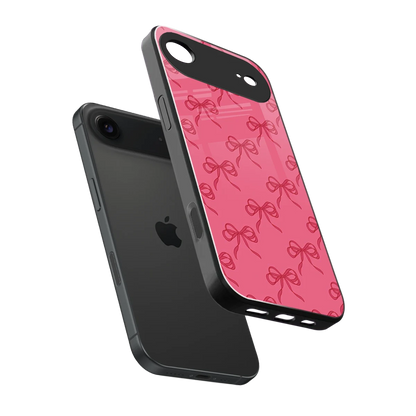 Ribbon Chic sleek iphone air cover with tempered glass back and TPU edges