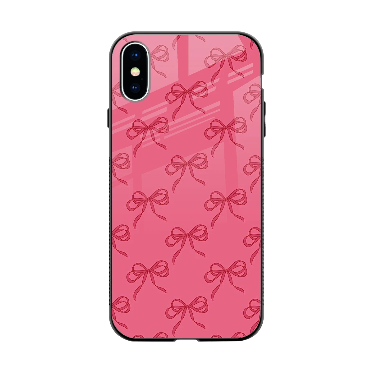 Ribbon Chic back phone cover | glass case for iphone xs