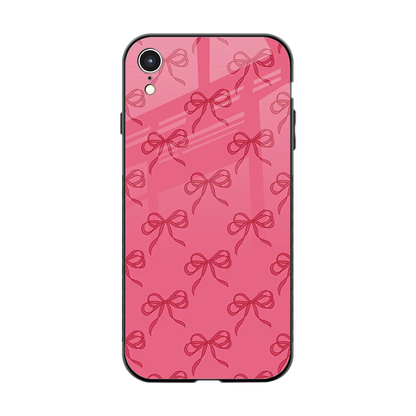 Ribbon Chic back phone cover | glass case for iphone xr