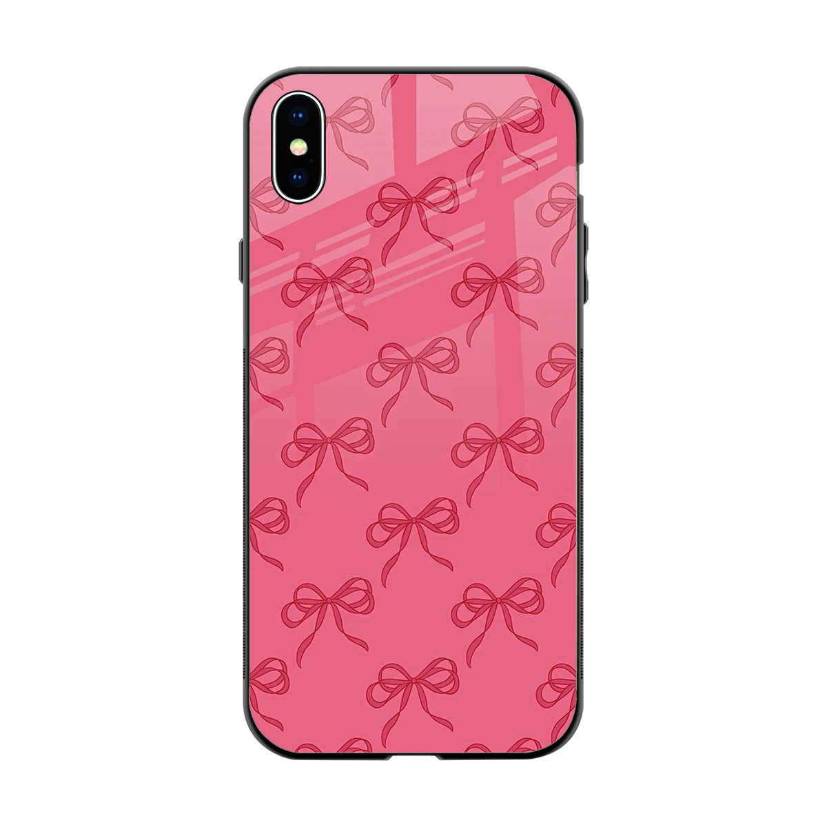 Ribbon Chic back phone cover | glass case for iphone xs max