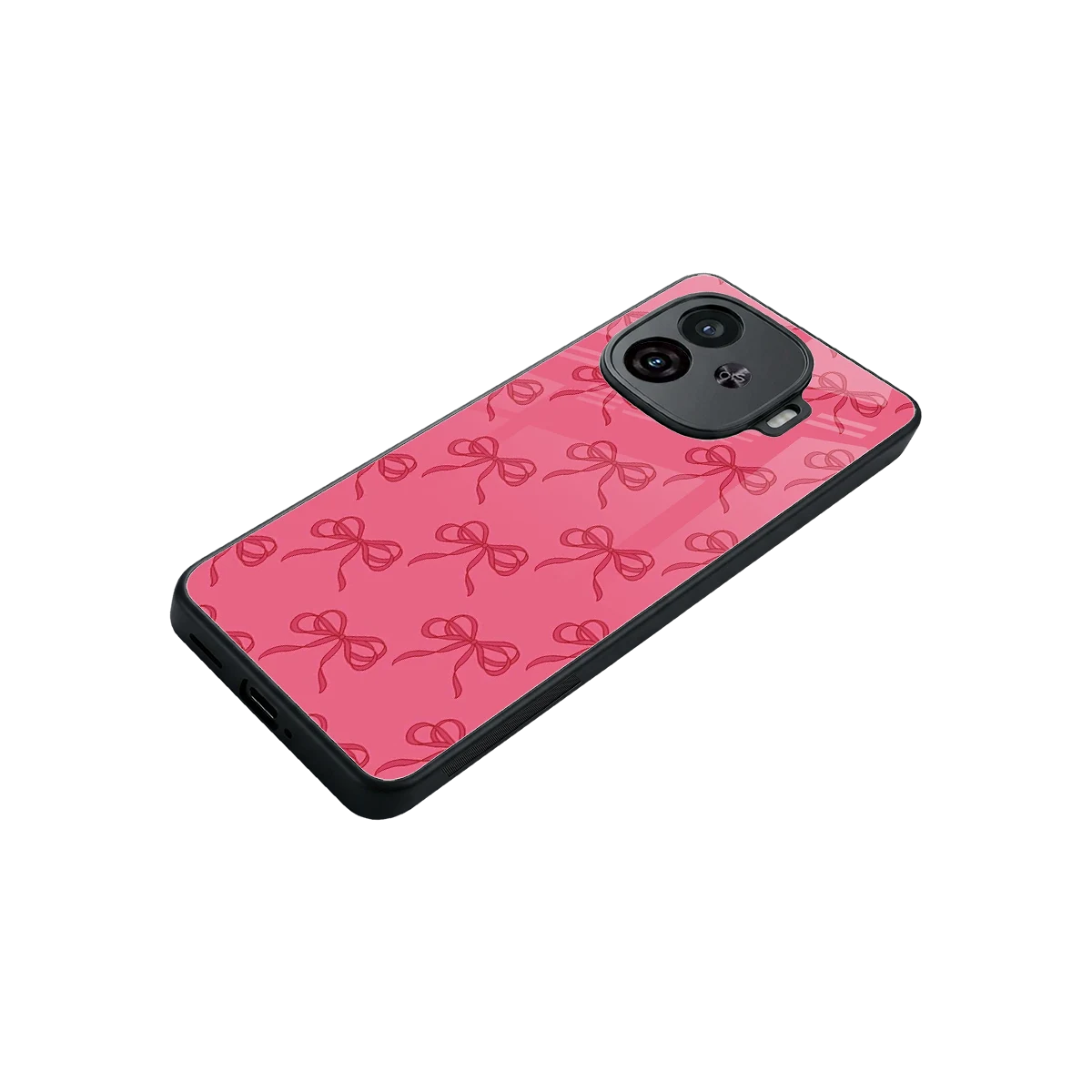 Ribbon Chic stylish phone case for iqoo neo 10r 5g | glossy glass and slim fit
