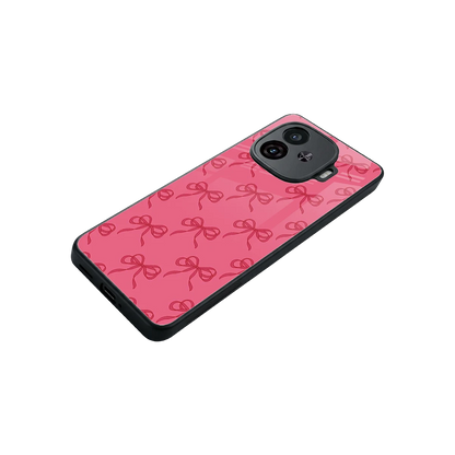 Ribbon Chic stylish phone case for iqoo neo 10r 5g | glossy glass and slim fit