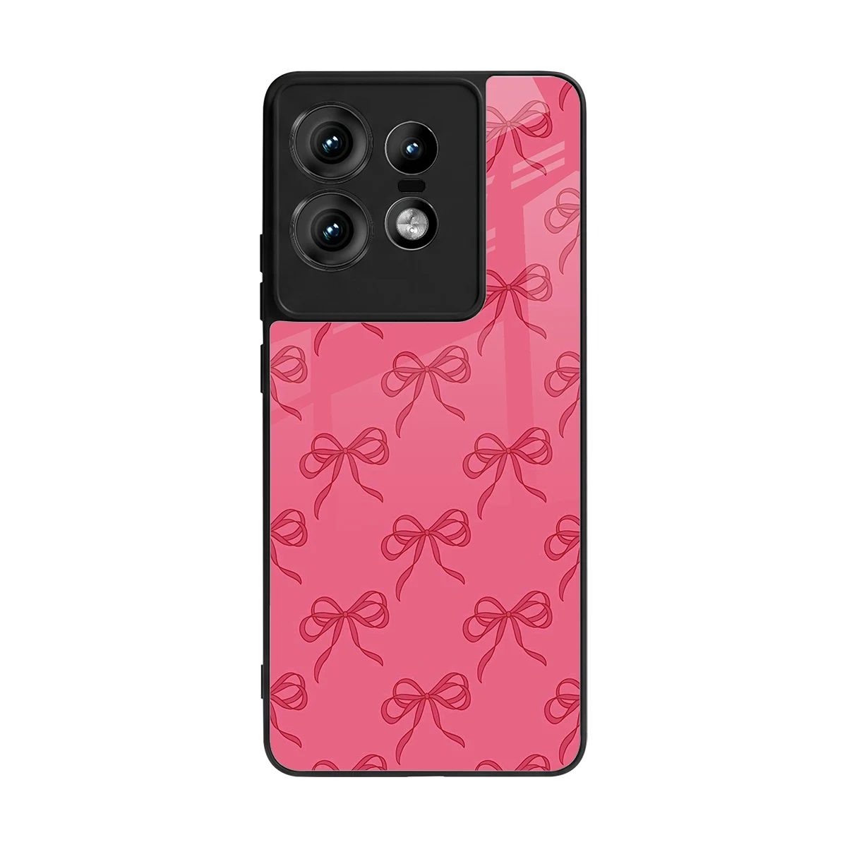 Ribbon Chic back phone cover | glass case for motorola edge 50 pro
