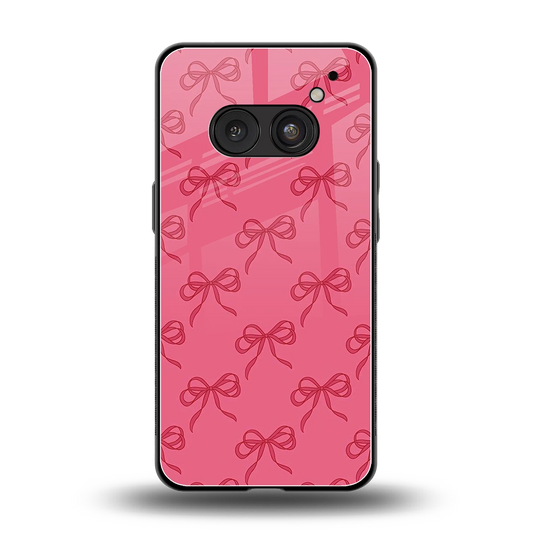 Ribbon Chic back phone cover | glass case for nothing phone 2a