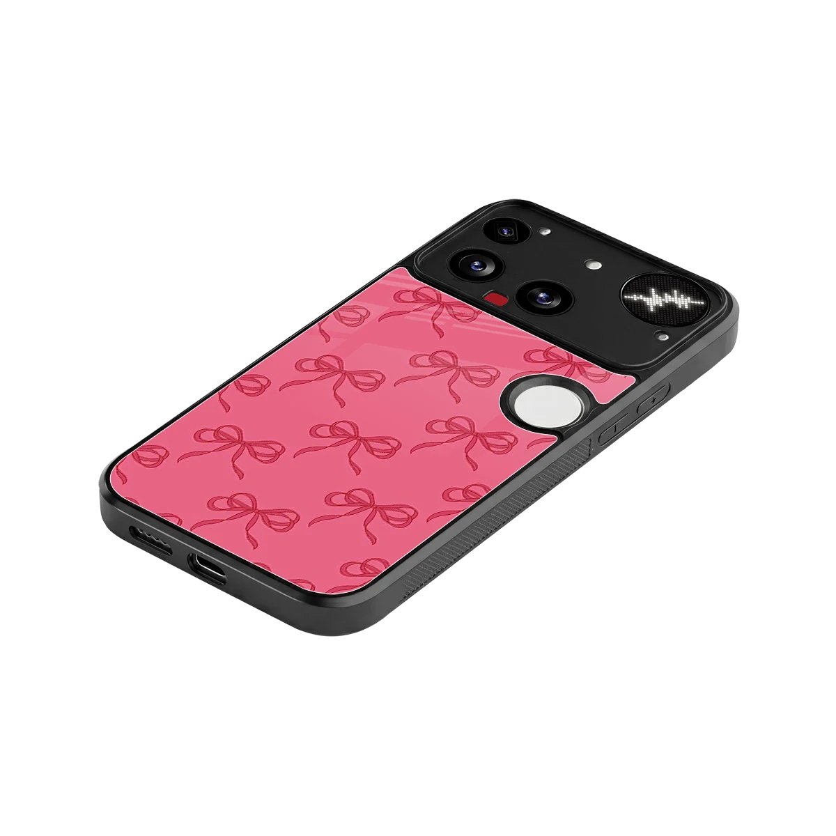 Ribbon Chic stylish phone case for nothing phone 3 | glossy glass and slim fit