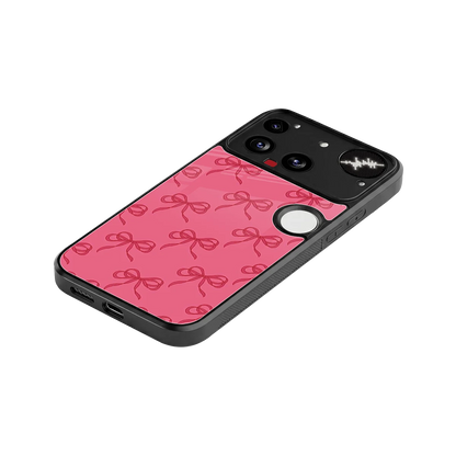 Ribbon Chic stylish phone case for nothing phone 3 | glossy glass and slim fit