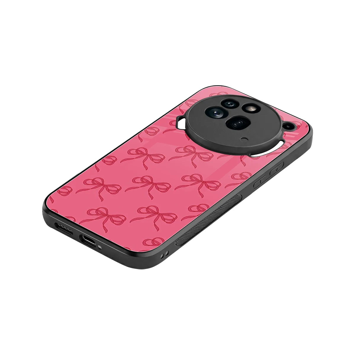 Ribbon Chic stylish phone case for nothing phone 3a pro | glossy glass and slim fit