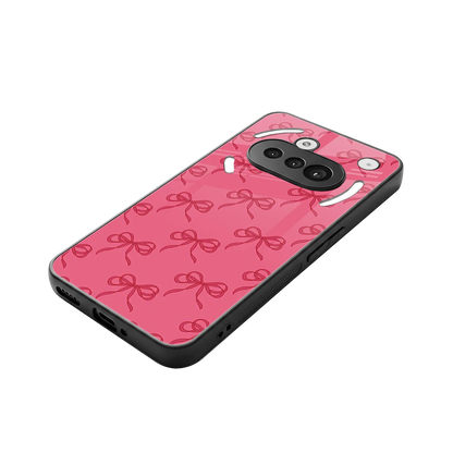 Ribbon Chic stylish phone case for nothing phone 3a | glossy glass and slim fit