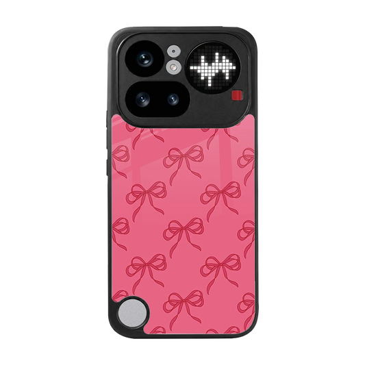 Ribbon Chic back phone cover | glass case for nothing phone 4a pro