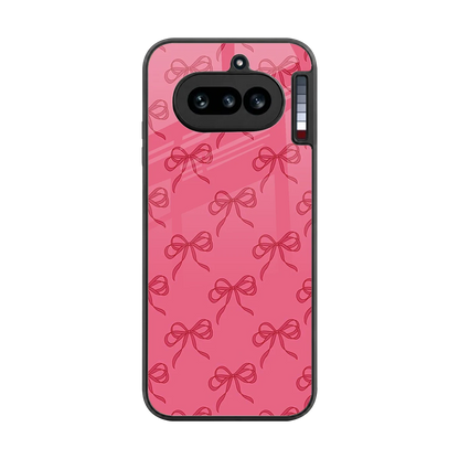 Ribbon Chic back phone cover | glass case for nothing phone 4a