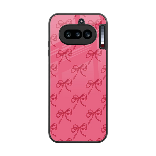 Ribbon Chic back phone cover | glass case for nothing phone 4a