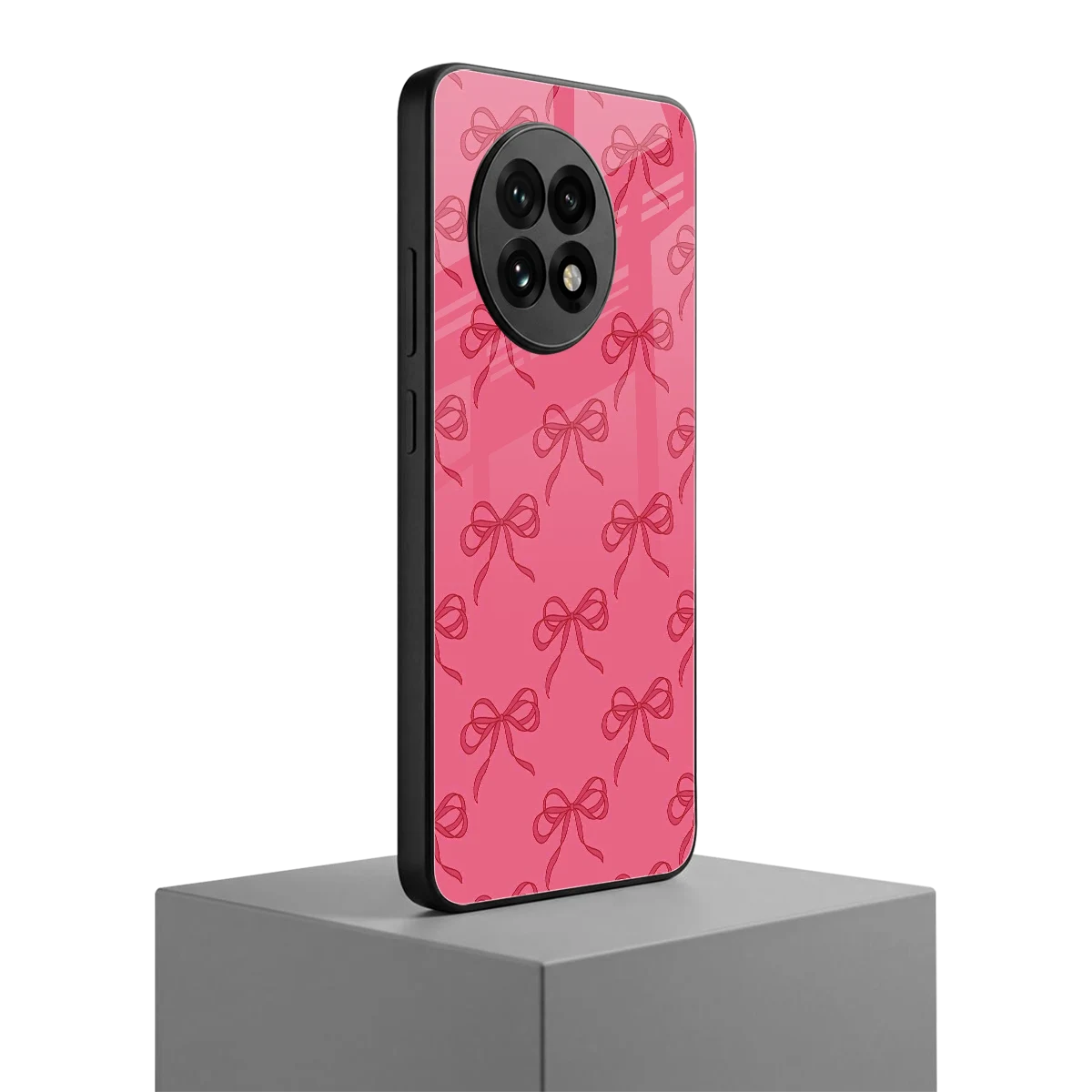 Ribbon Chic oneplus 13r mobile cover | shockproof glass phone case