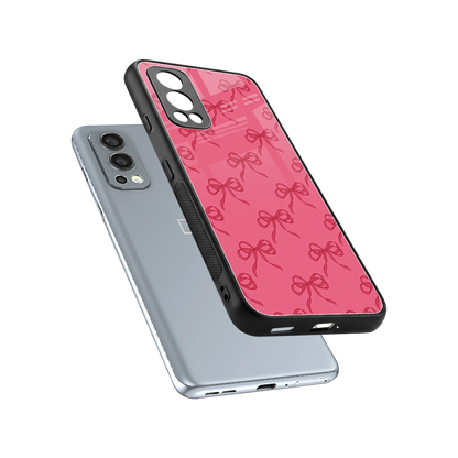 Ribbon Chic sleek oneplus nord 2 cover with tempered glass back and TPU edges