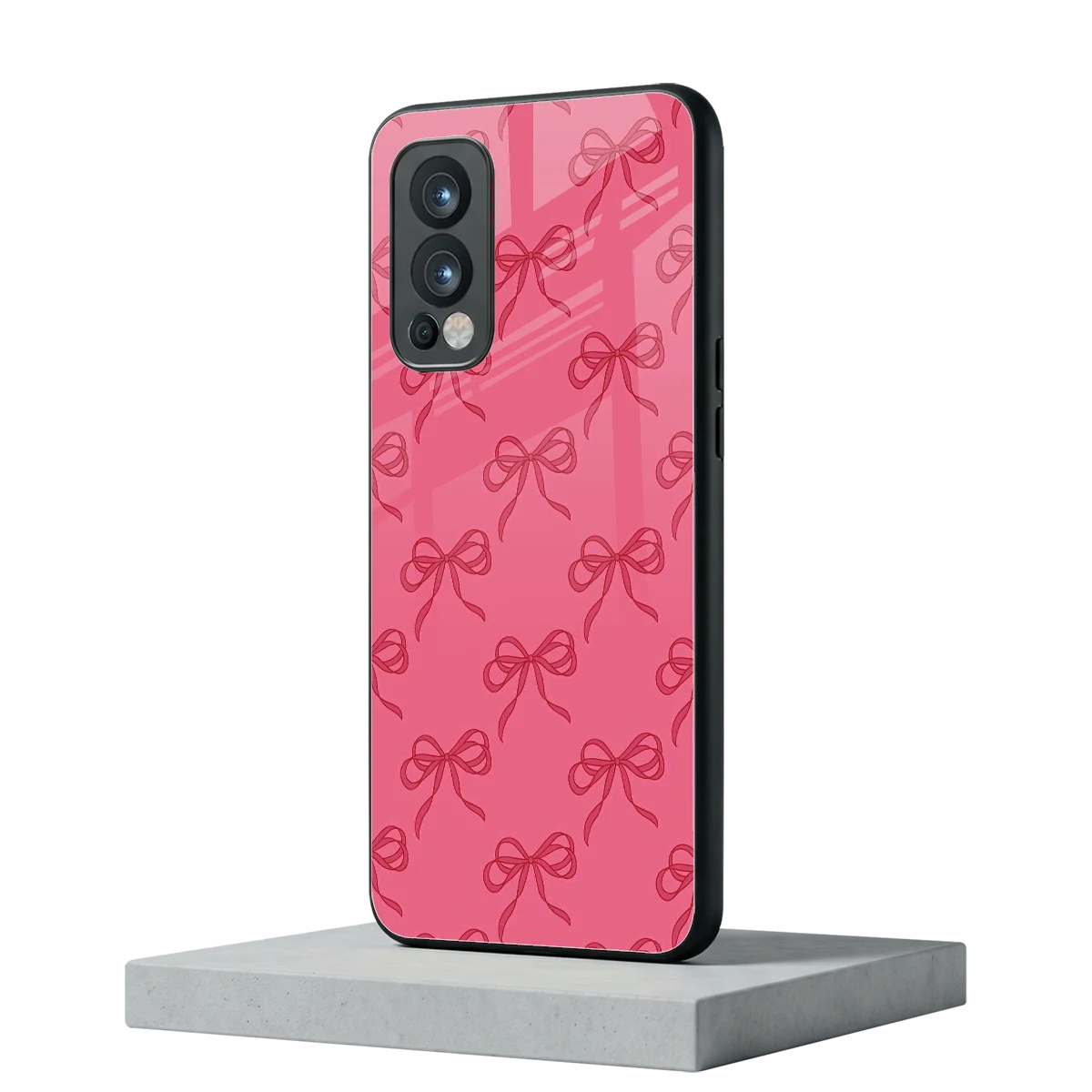 Ribbon Chic oneplus nord 2 mobile cover | shockproof glass phone case