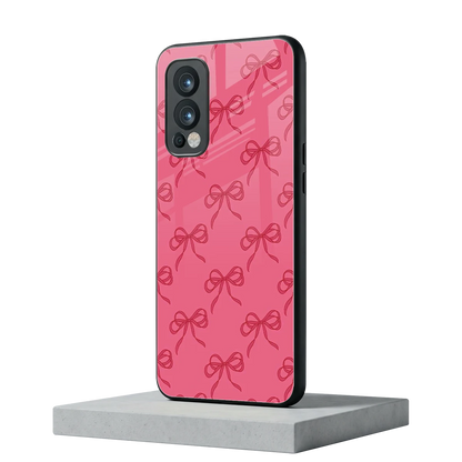 Ribbon Chic oneplus nord 2 mobile cover | shockproof glass phone case