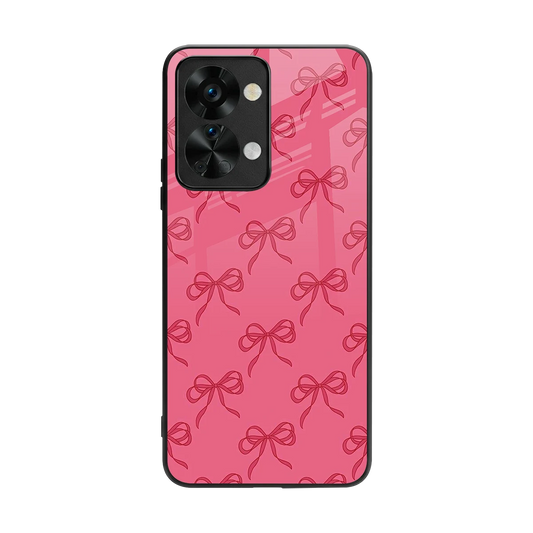 Ribbon Chic back phone cover | glass case for oneplus nord 2t