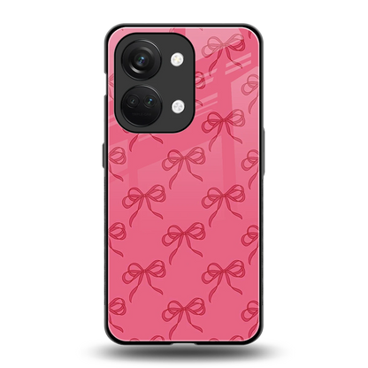 Ribbon Chic back phone cover | glass case for oneplus nord 3