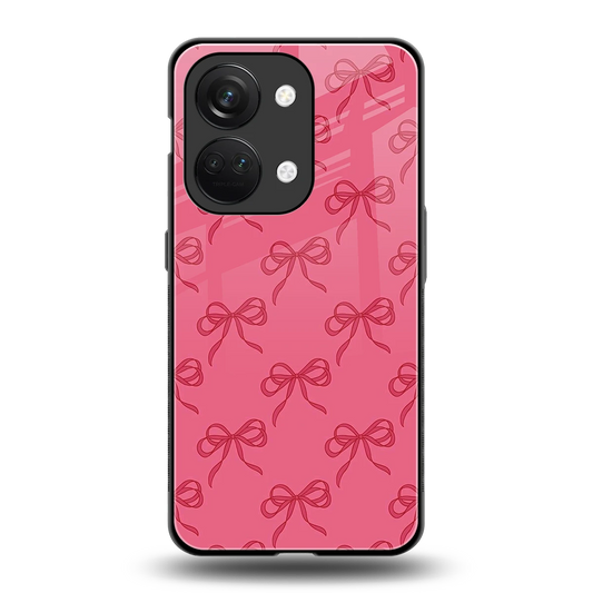 Ribbon Chic back phone cover | glass case for oneplus nord 3