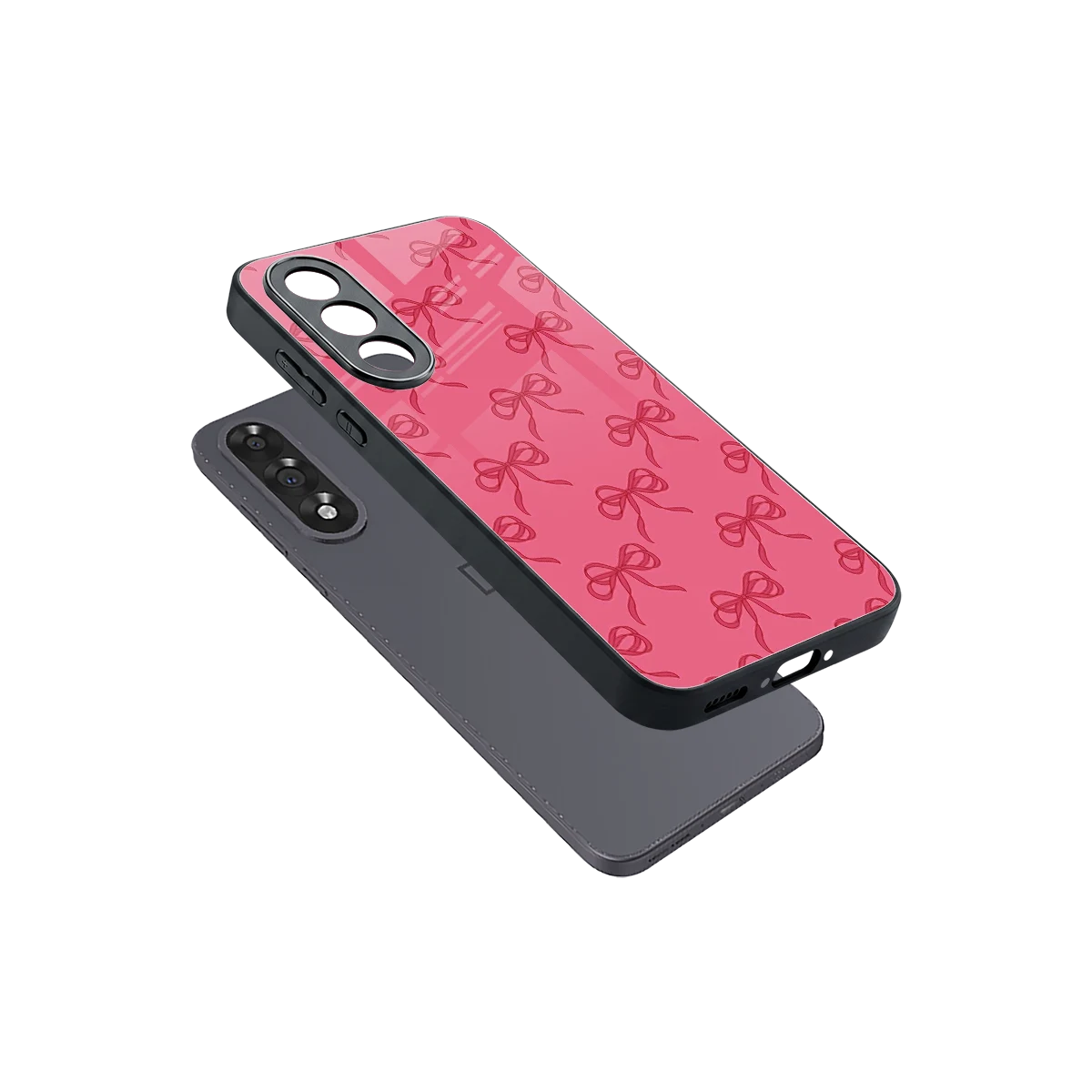 Ribbon Chic sleek oneplus nord 5 cover with tempered glass back and TPU edges
