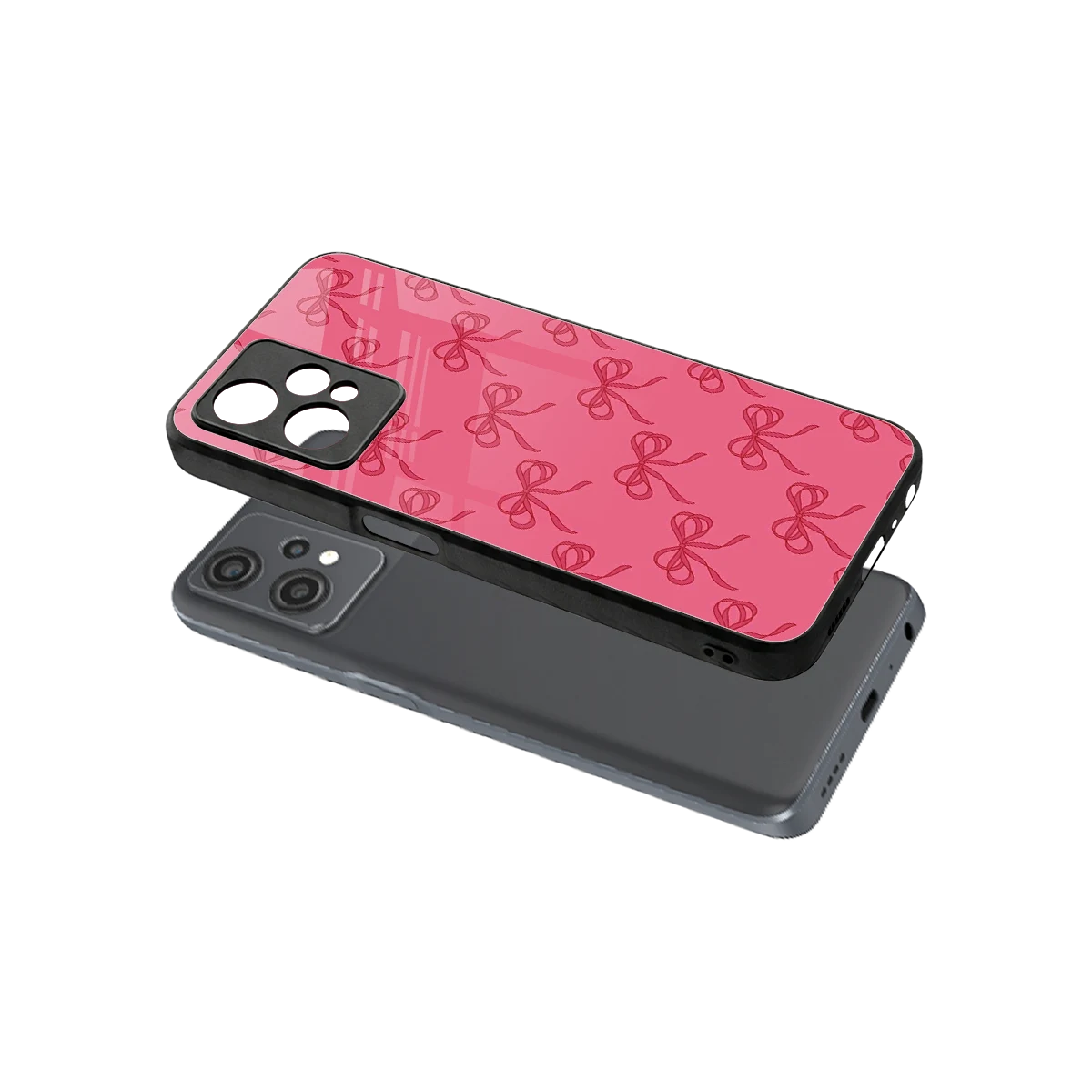 Ribbon Chic sleek oneplus nord ce 2 lite cover with tempered glass back and TPU edges