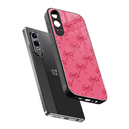 Ribbon Chic sleek oneplus nord ce 4 lite cover with tempered glass back and TPU edges