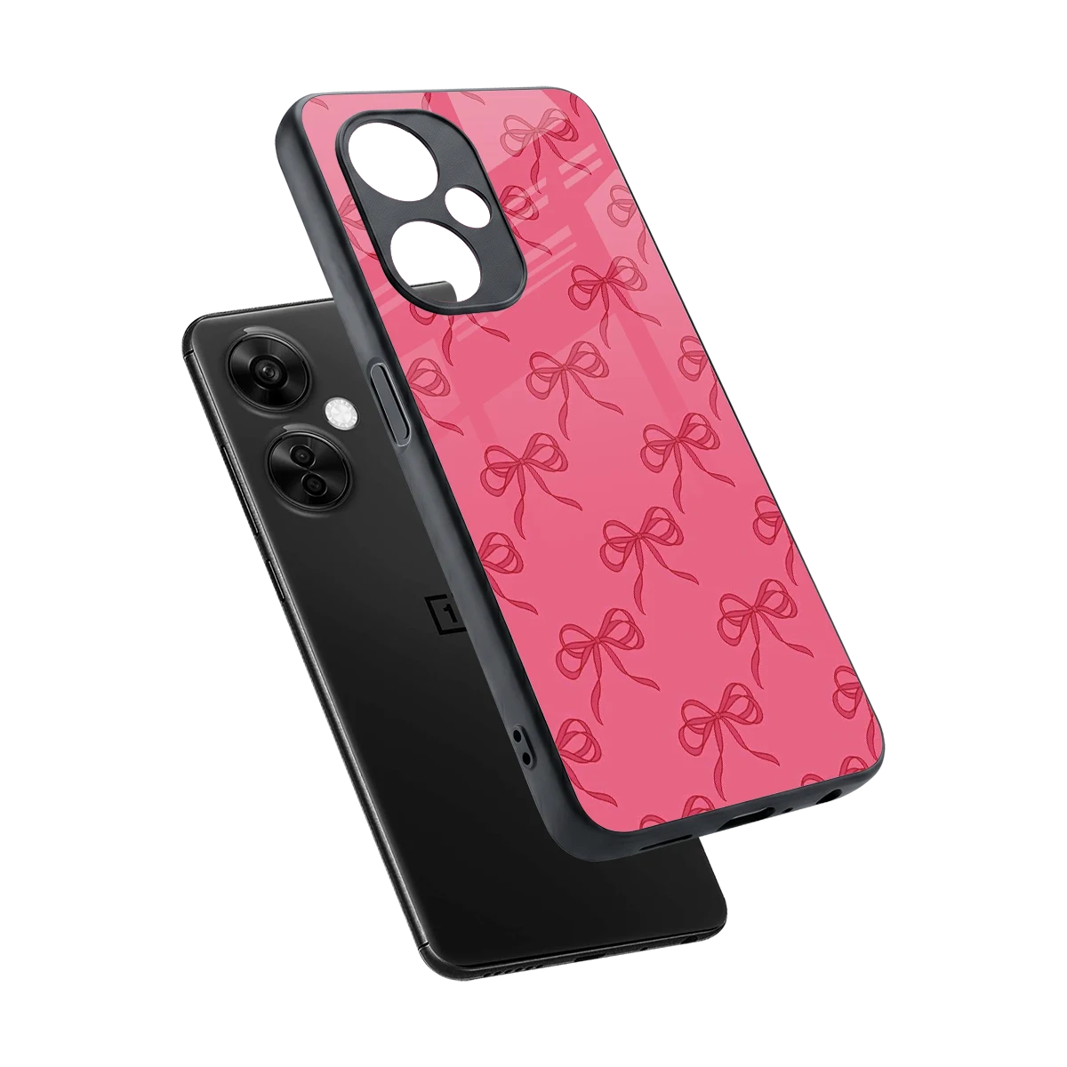 Ribbon Chic sleek oneplus nord ce 3 lite cover with tempered glass back and TPU edges